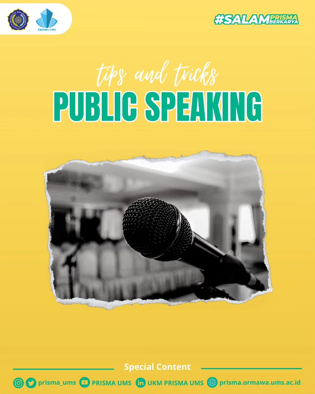 Tips and Tricks Public Speaking